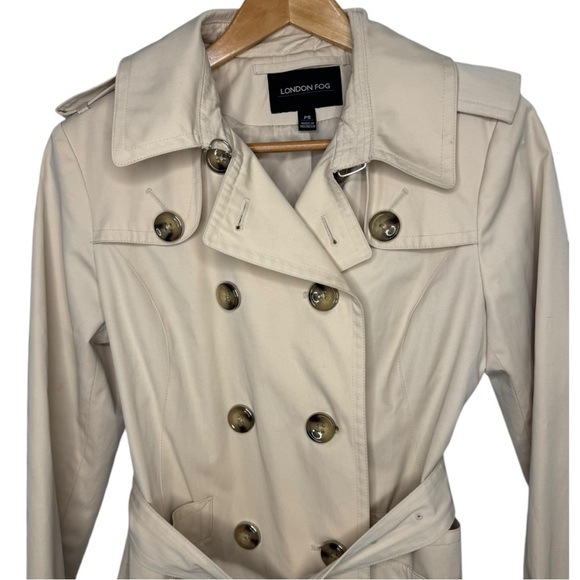 London Fog Heritage Double Breasted Belted Trench Size XS - Picture 6 of 12